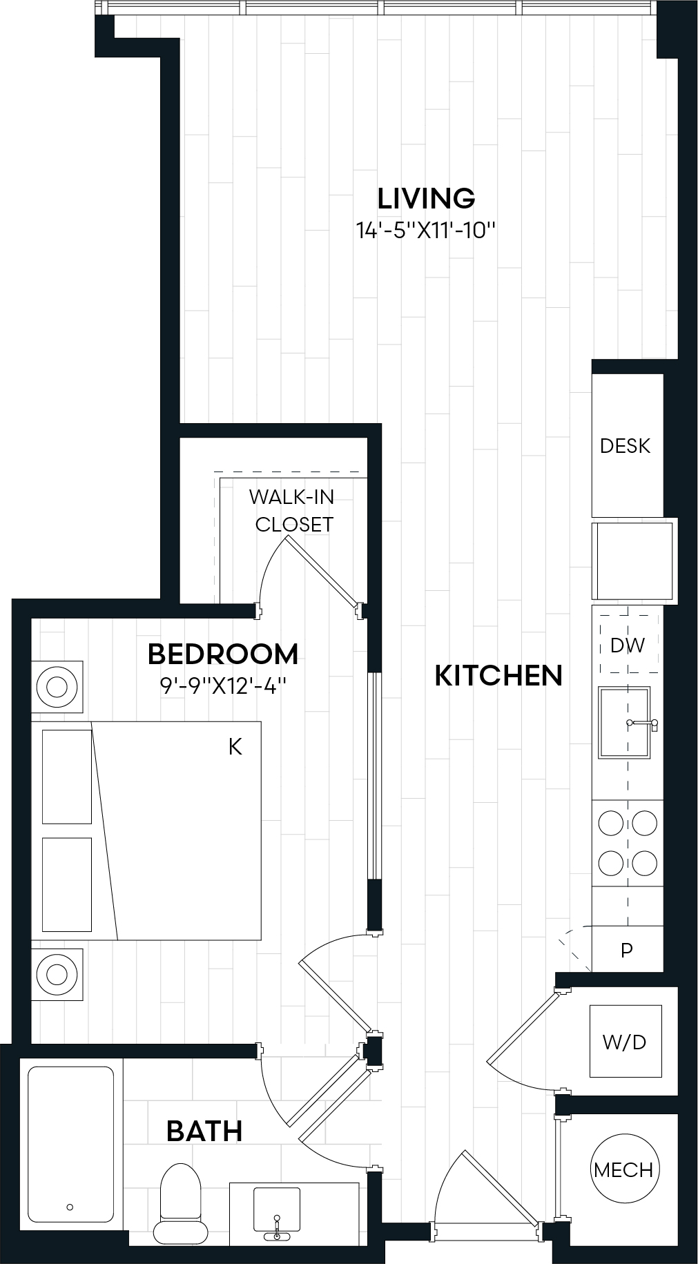 Jr 1 Bed/1 Bath-1S ALT